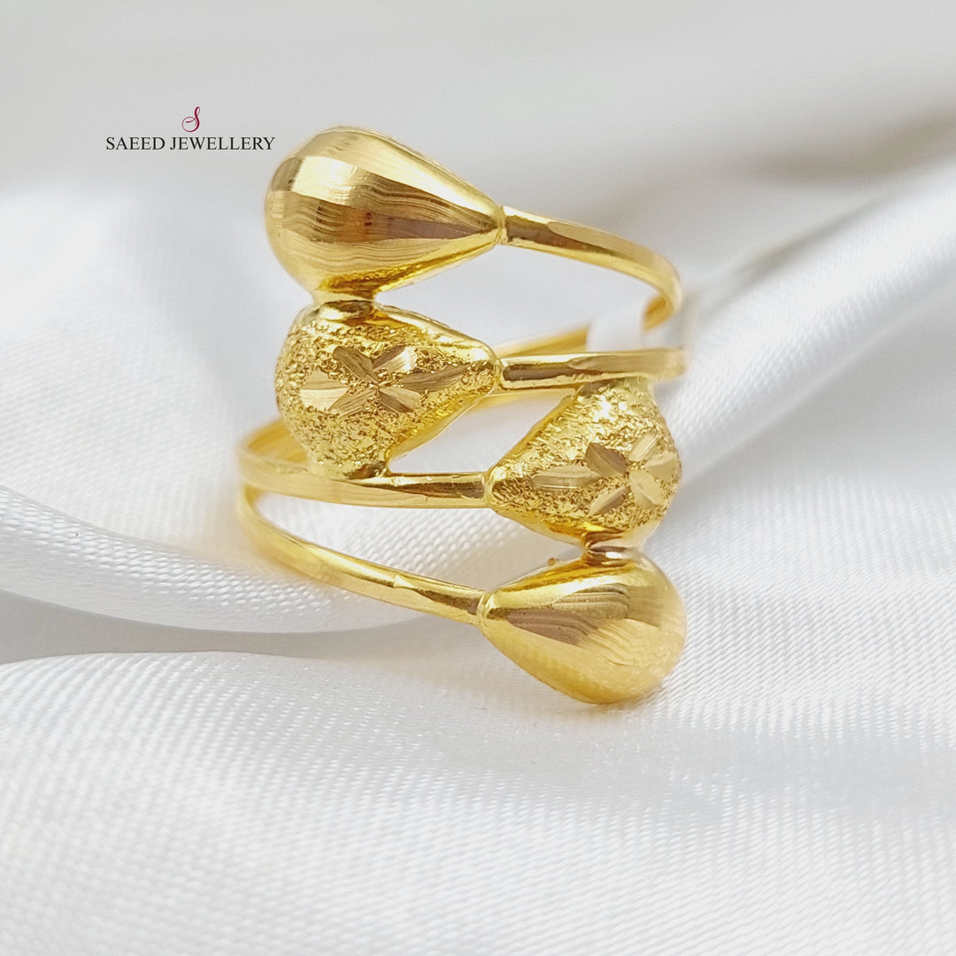 21K Gold Fancy Ring by Saeed Jewelry - Image 6