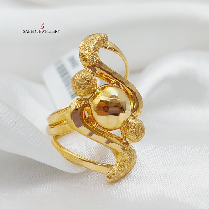 21K Gold Fancy Ring by Saeed Jewelry - Image 4