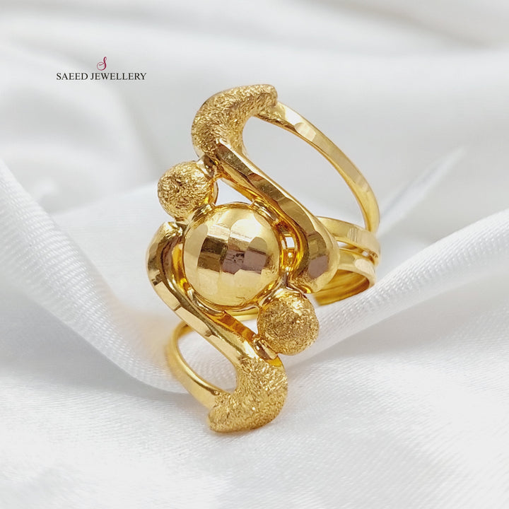 21K Gold Fancy Ring by Saeed Jewelry - Image 1