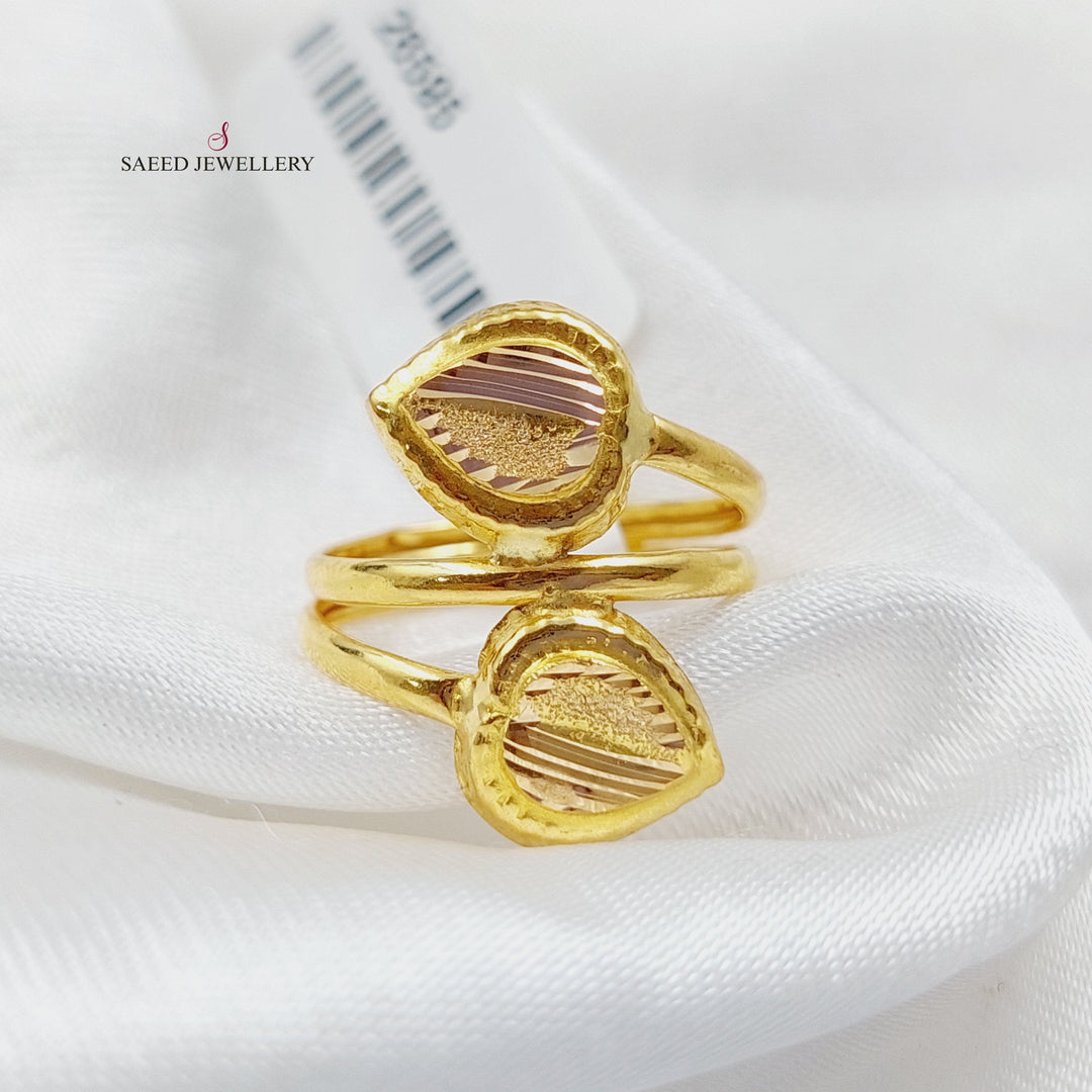 21K Gold Fancy Ring by Saeed Jewelry - Image 3