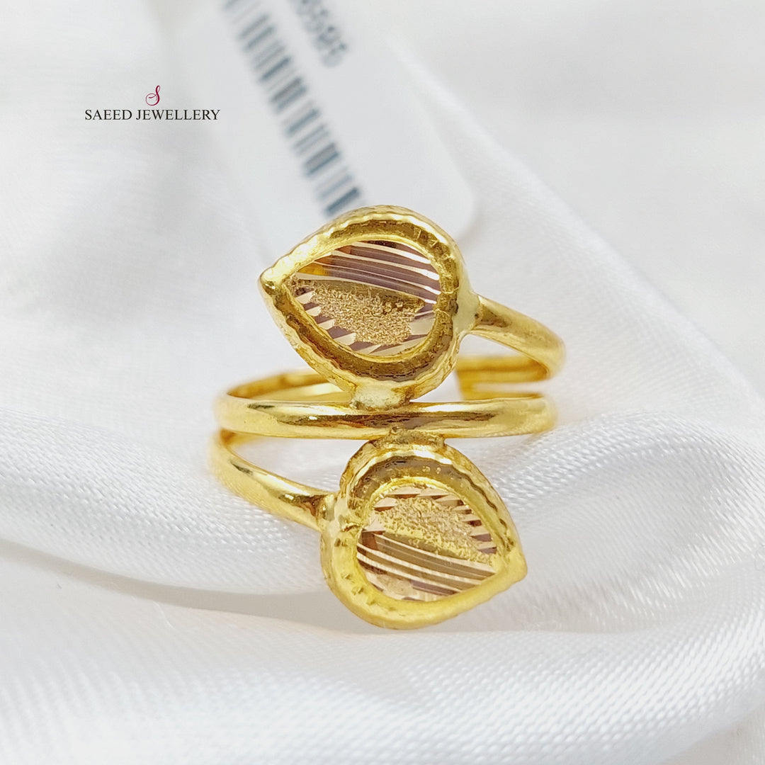 21K Gold Fancy Ring by Saeed Jewelry - Image 4