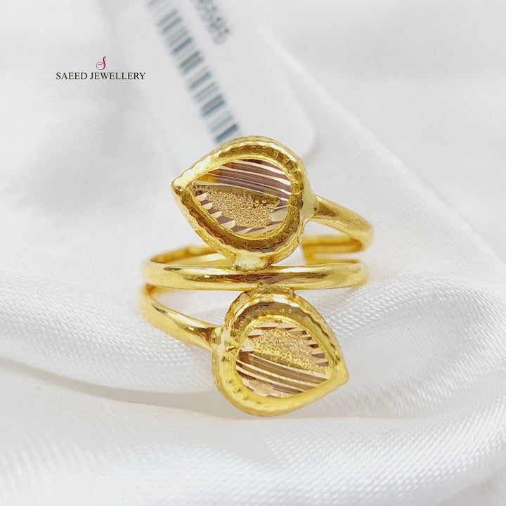 21K Gold Fancy Ring by Saeed Jewelry - Image 4