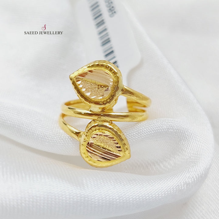 21K Gold Fancy Ring by Saeed Jewelry - Image 1