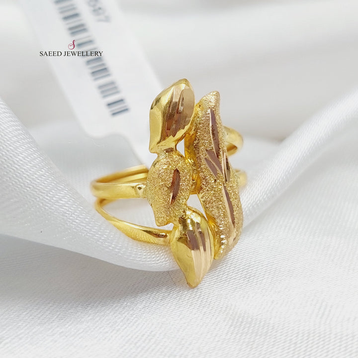 21K Gold Fancy Ring by Saeed Jewelry - Image 5