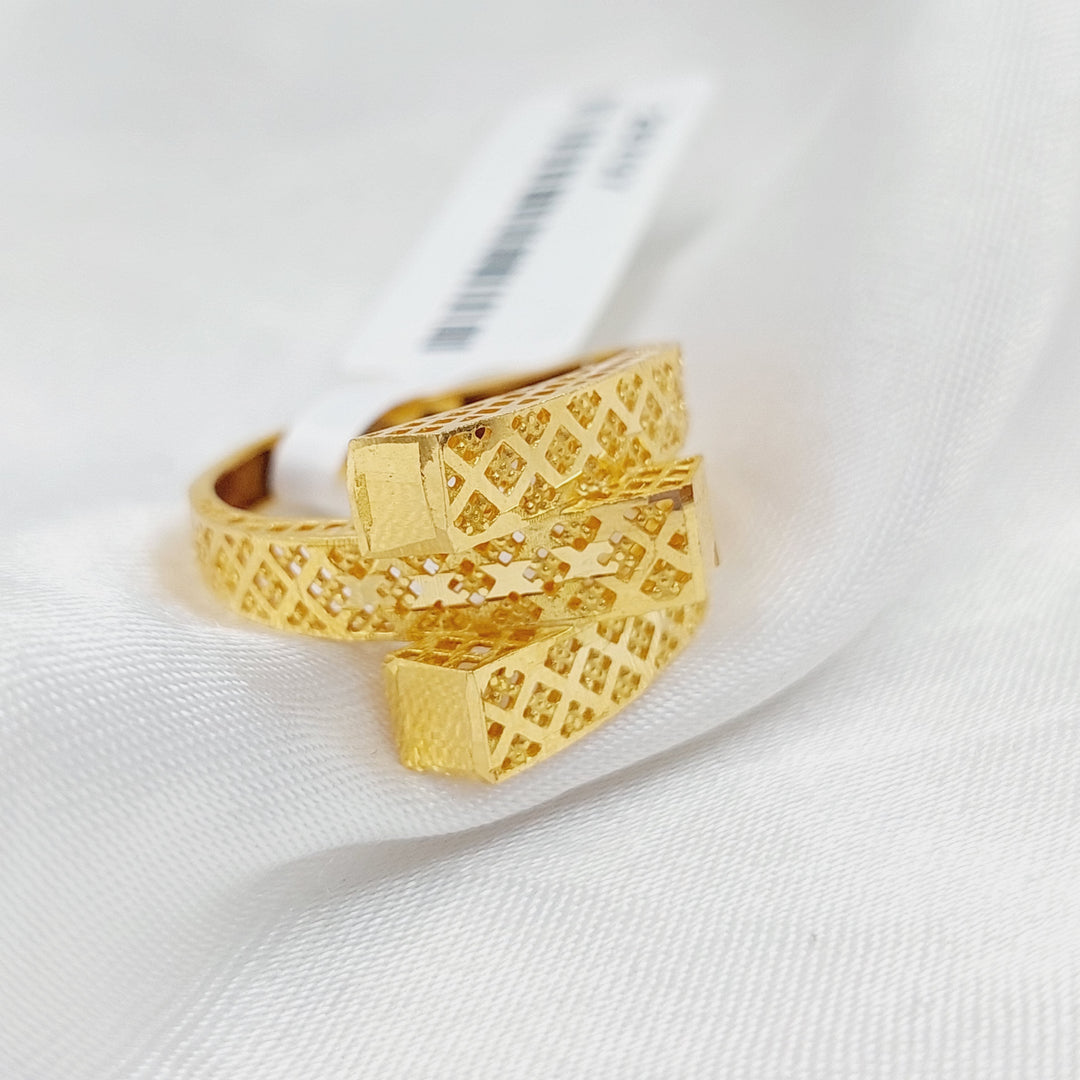 21K Gold Fancy Ring by Saeed Jewelry - Image 4