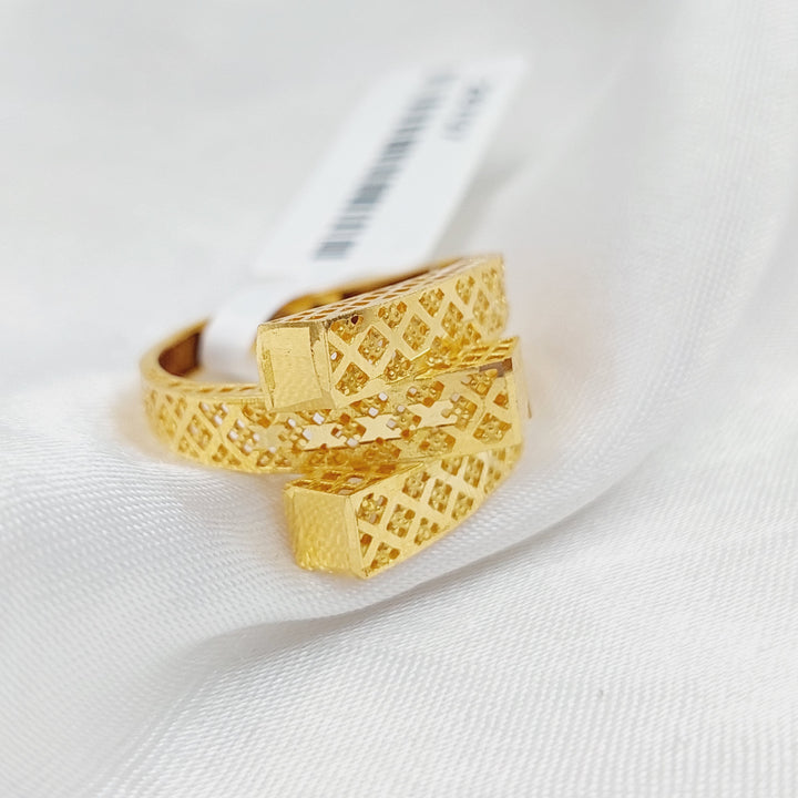 21K Gold Fancy Ring by Saeed Jewelry - Image 4