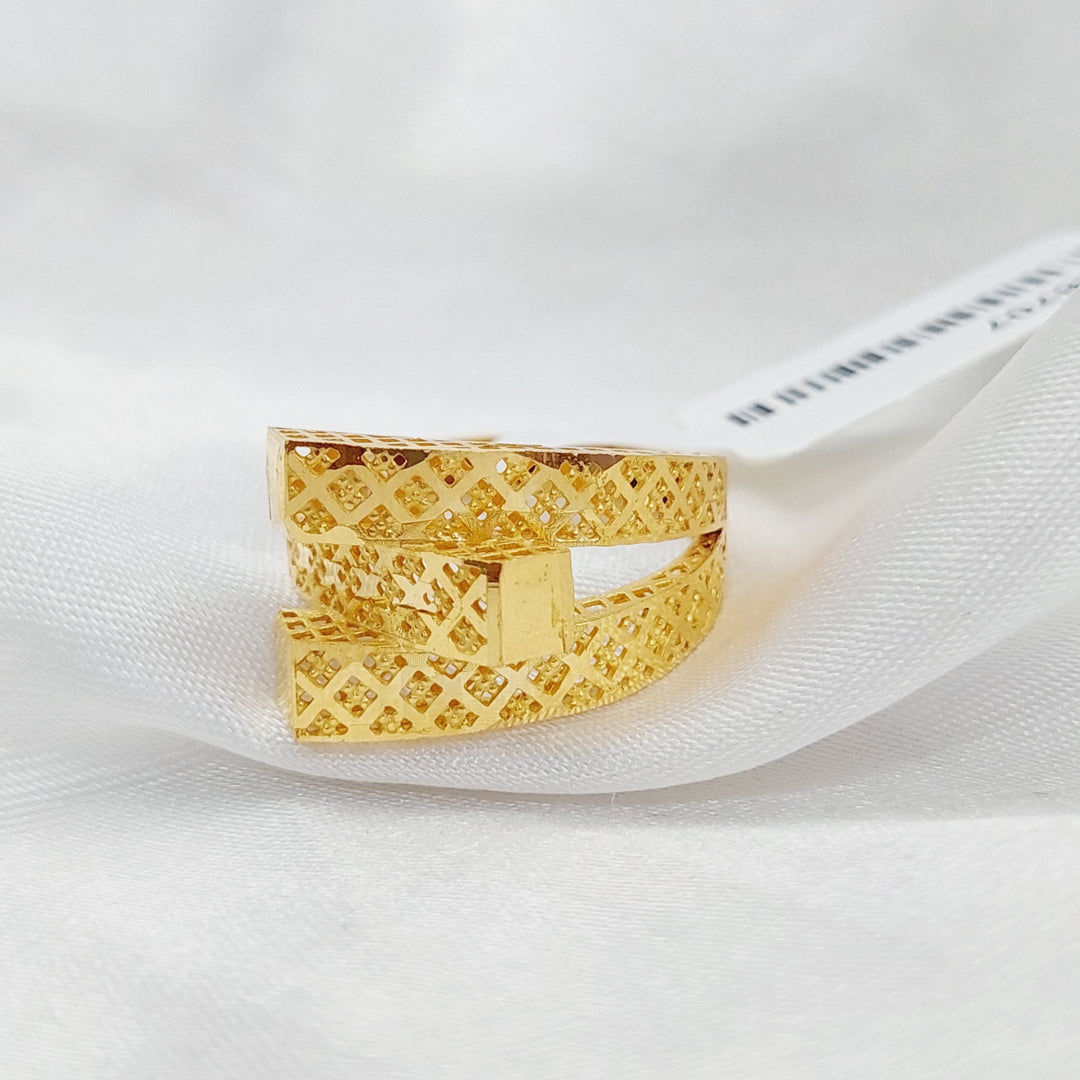 21K Gold Fancy Ring by Saeed Jewelry - Image 1