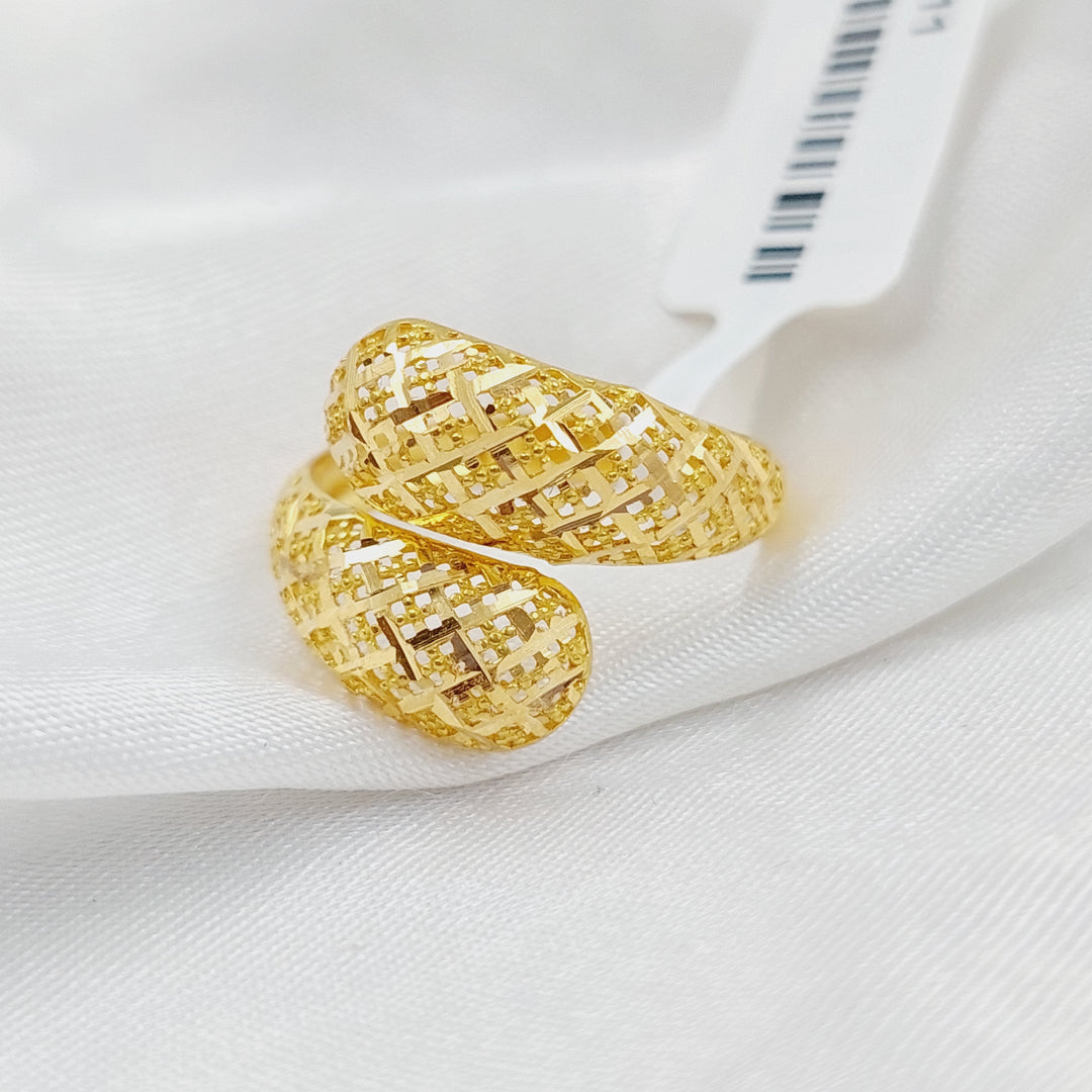 21K Gold Fancy Ring by Saeed Jewelry - Image 3