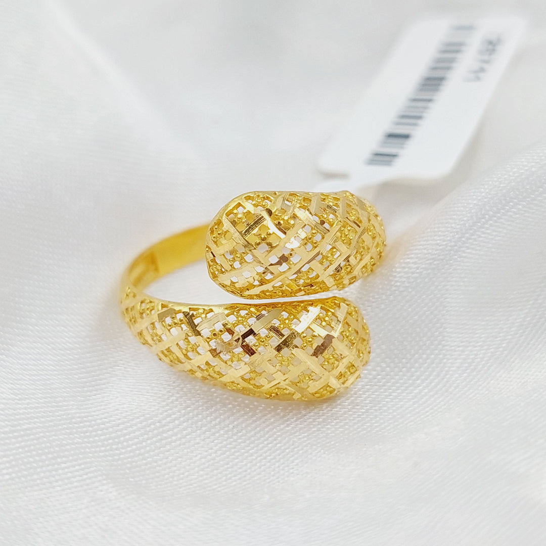 21K Gold Fancy Ring by Saeed Jewelry - Image 4