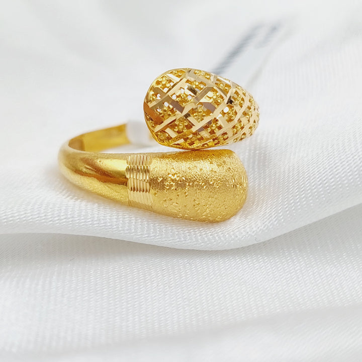 21K Gold Fancy Ring by Saeed Jewelry - Image 3