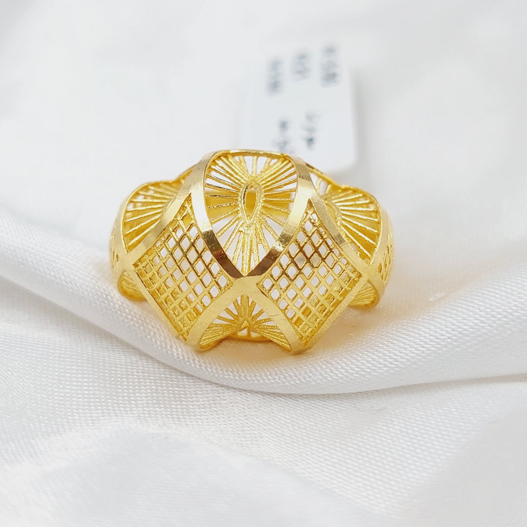 21K Gold Fancy Ring by Saeed Jewelry - Image 2