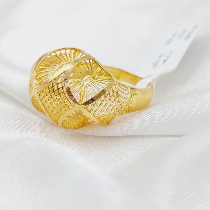 21K Gold Fancy Ring by Saeed Jewelry - Image 3