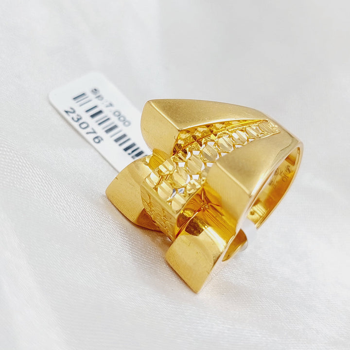 21K Gold Fancy Ring by Saeed Jewelry - Image 7