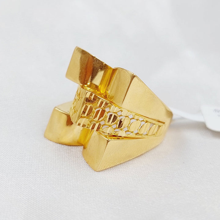 21K Gold Fancy Ring by Saeed Jewelry - Image 4