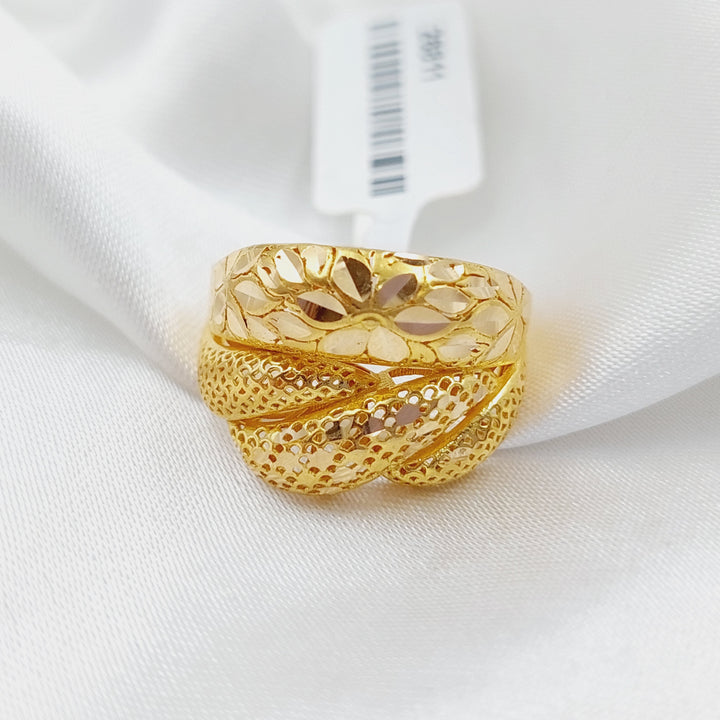 21K Gold Fancy Ring by Saeed Jewelry - Image 3