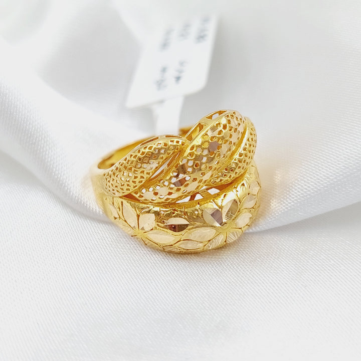 21K Gold Fancy Ring by Saeed Jewelry - Image 4