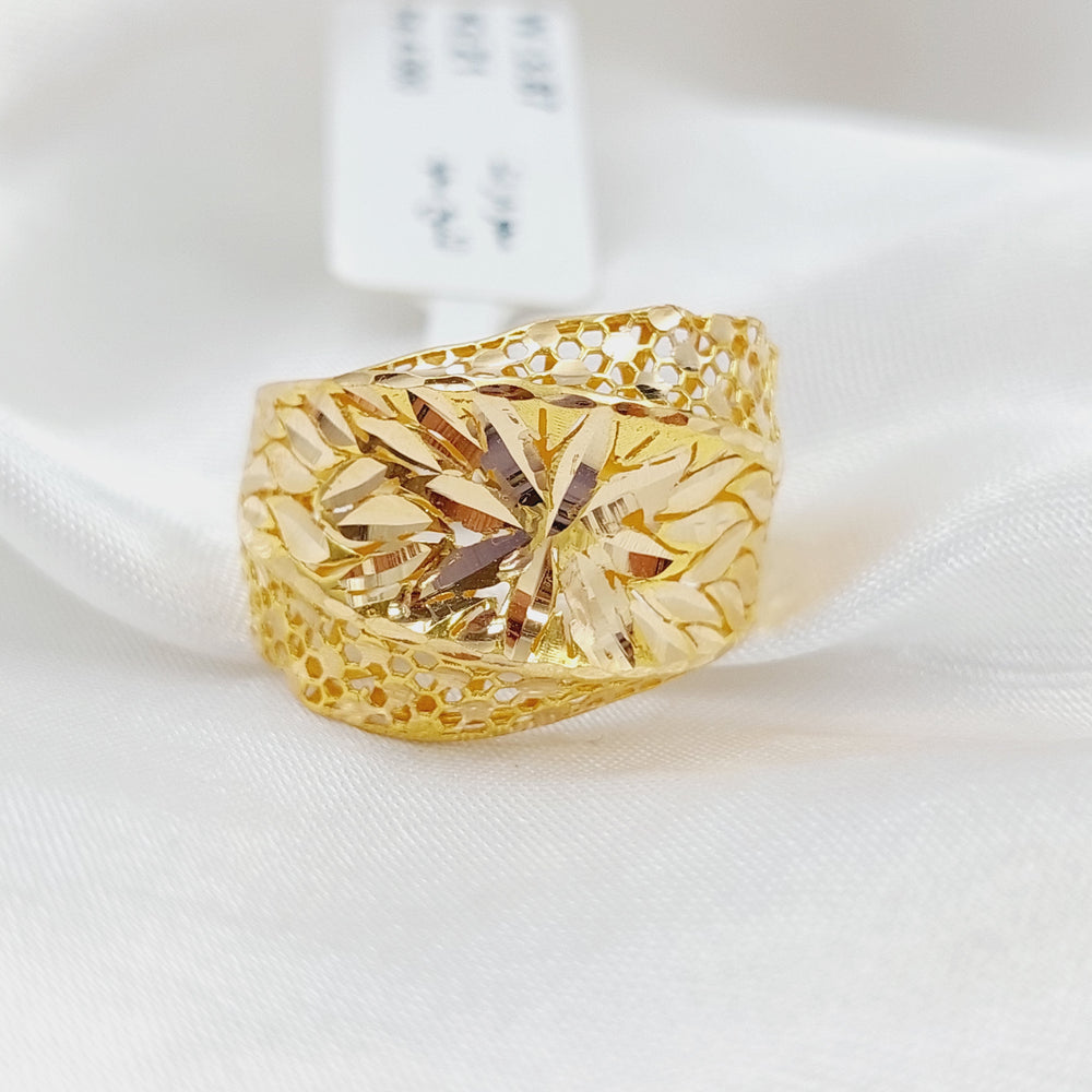 21K Gold Fancy Ring by Saeed Jewelry - Image 2