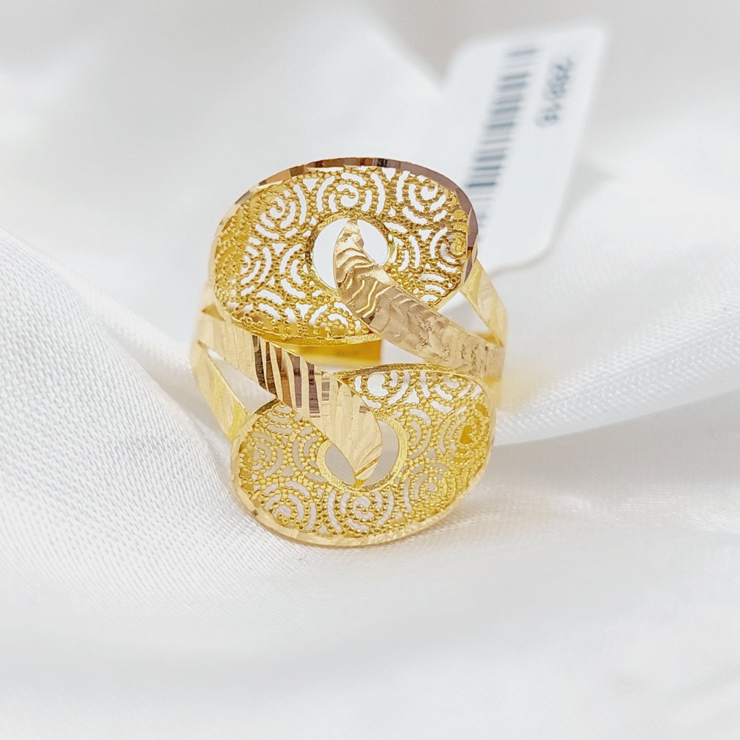 21K Gold Fancy Ring by Saeed Jewelry - Image 2