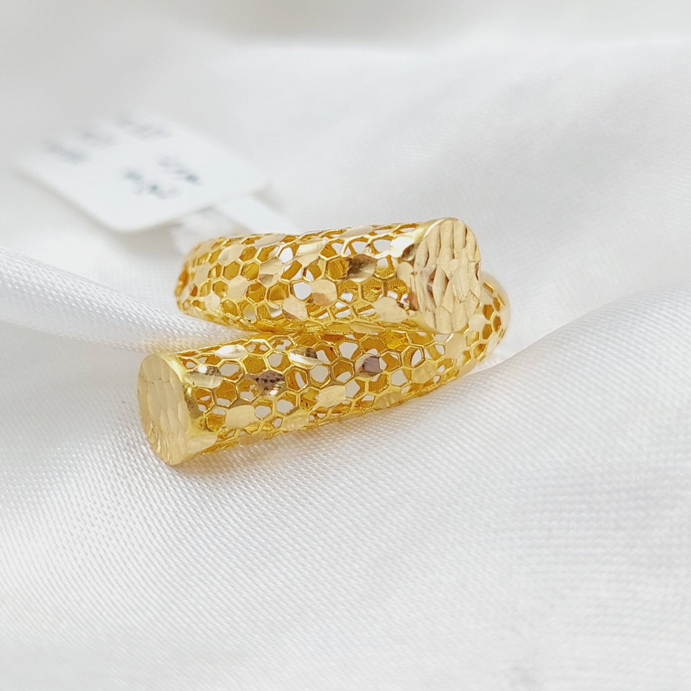 21K Gold Fancy Ring by Saeed Jewelry - Image 3