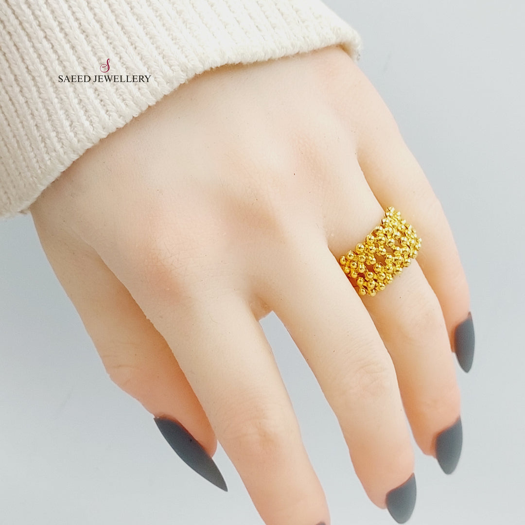 21K Gold Fancy Ring by Saeed Jewelry - Image 6