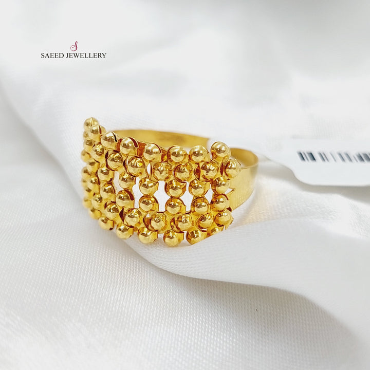 21K Gold Fancy Ring by Saeed Jewelry - Image 4