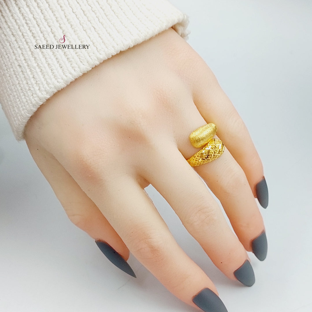 21K Gold Fancy Ring by Saeed Jewelry - Image 5