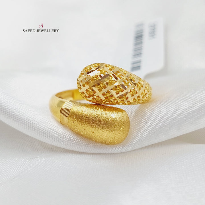 21K Gold Fancy Ring by Saeed Jewelry - Image 1