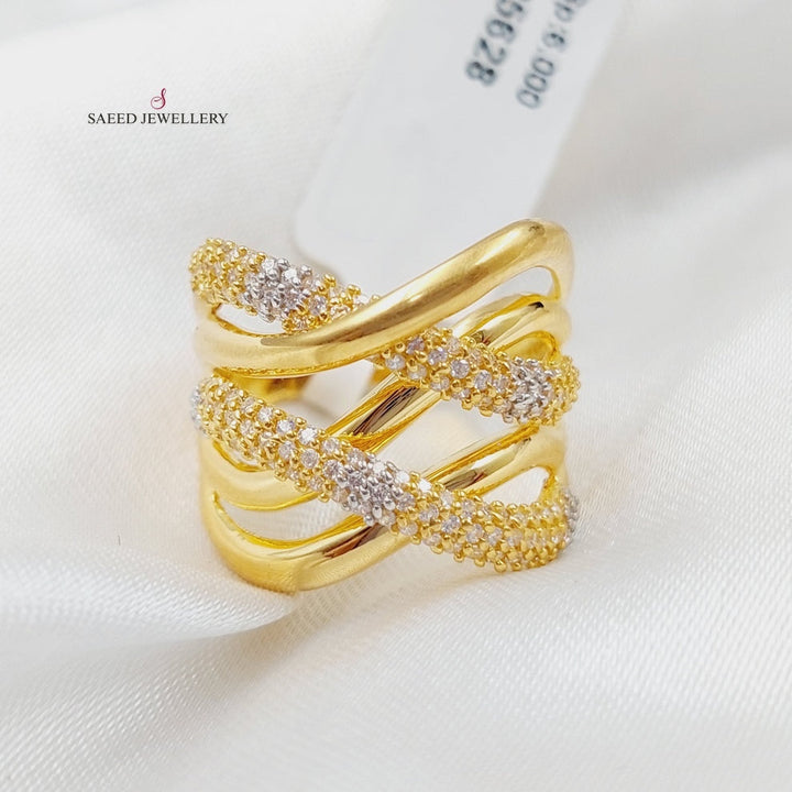 21K Gold Fancy Ring by Saeed Jewelry - Image 1