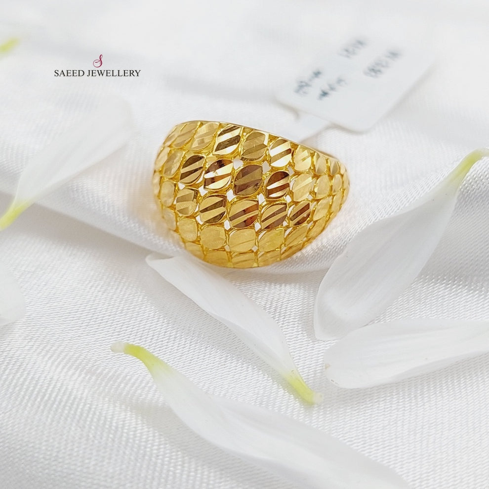 21K Gold Fancy Ring by Saeed Jewelry - Image 1