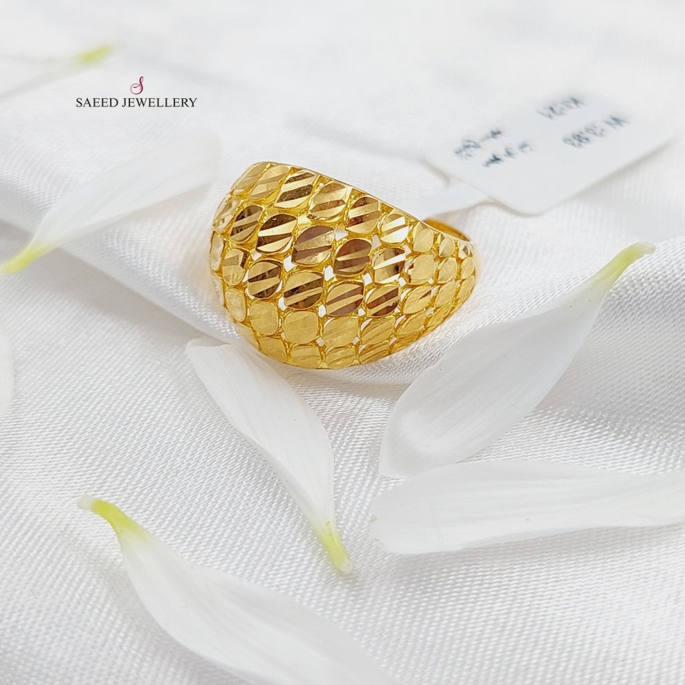 21K Gold Fancy Ring by Saeed Jewelry - Image 6