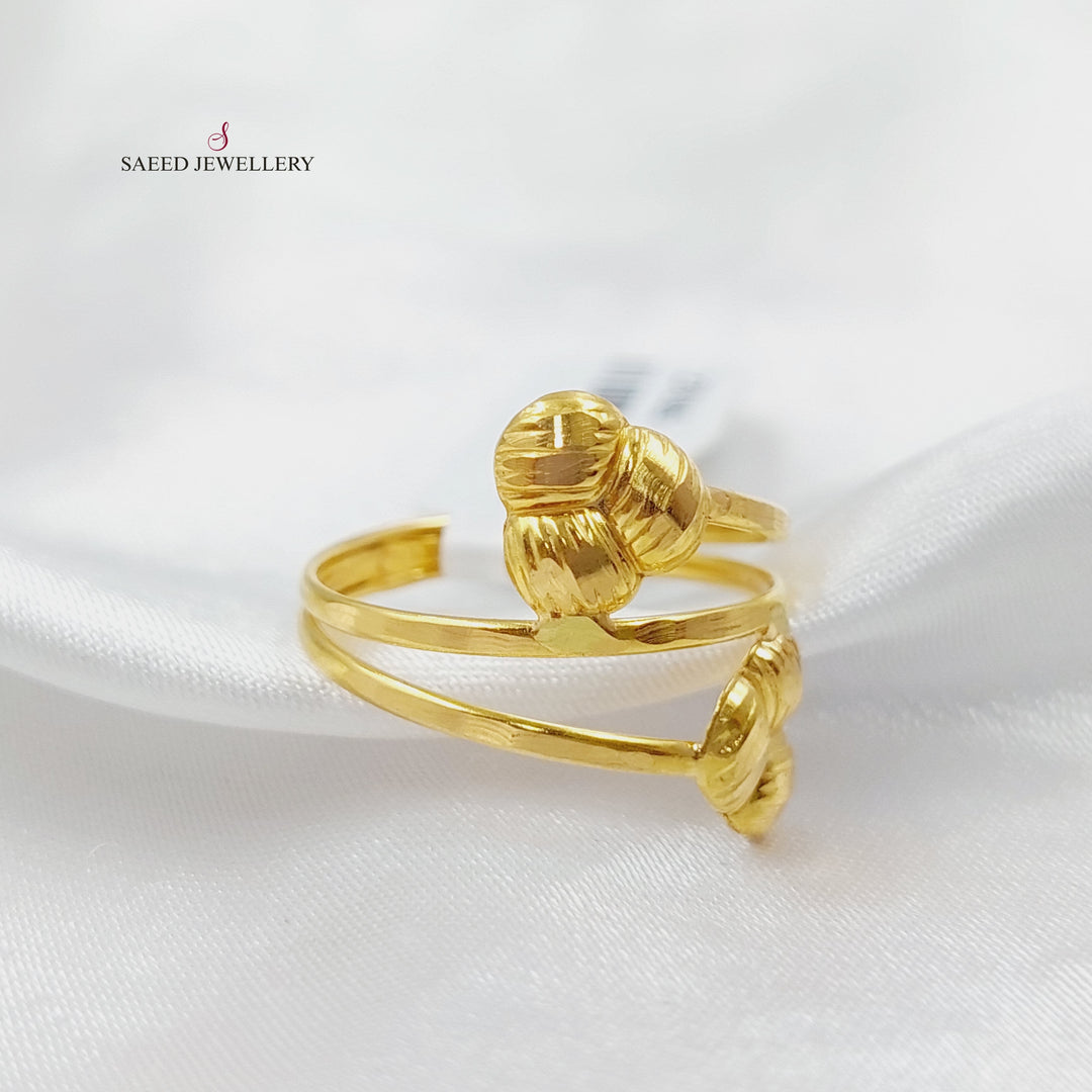 21K Gold Fancy Ring by Saeed Jewelry - Image 2