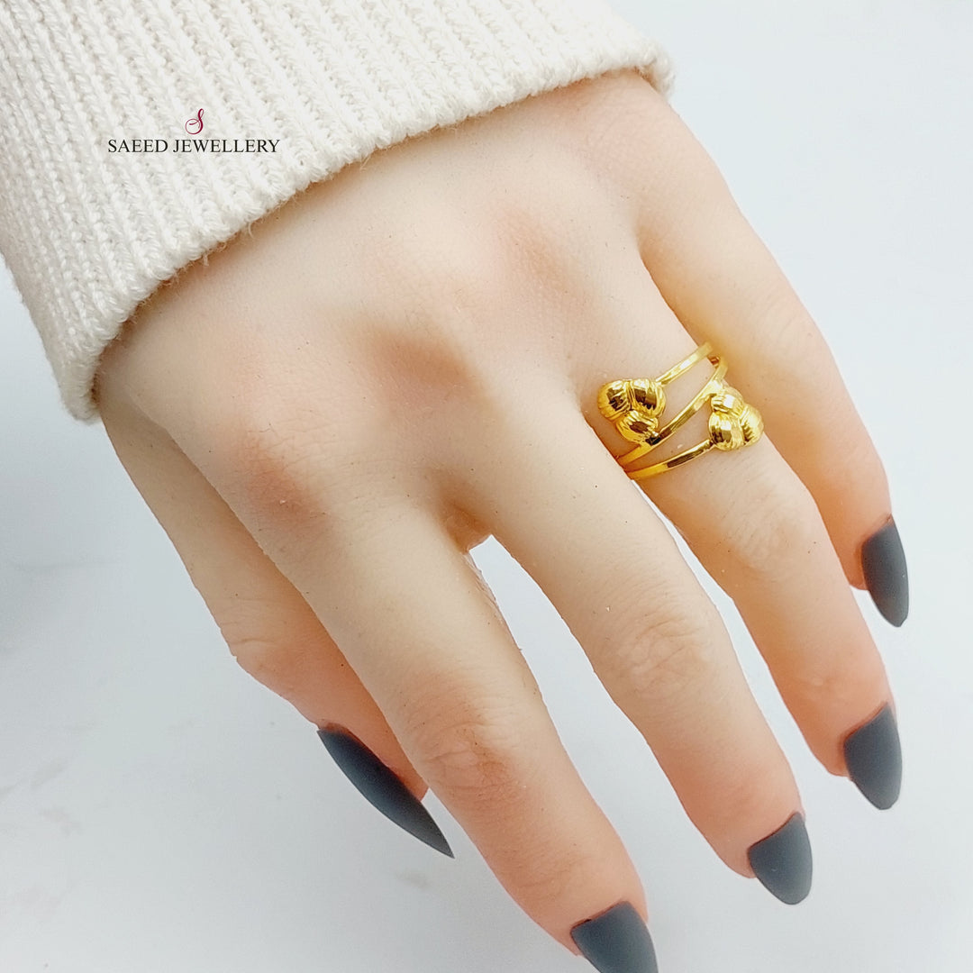 21K Gold Fancy Ring by Saeed Jewelry - Image 6