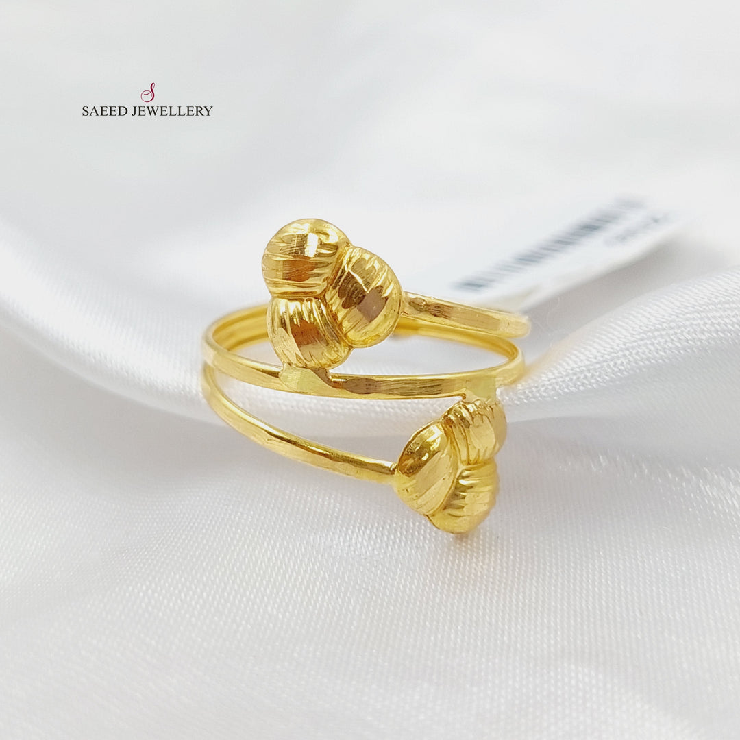 21K Gold Fancy Ring by Saeed Jewelry - Image 1