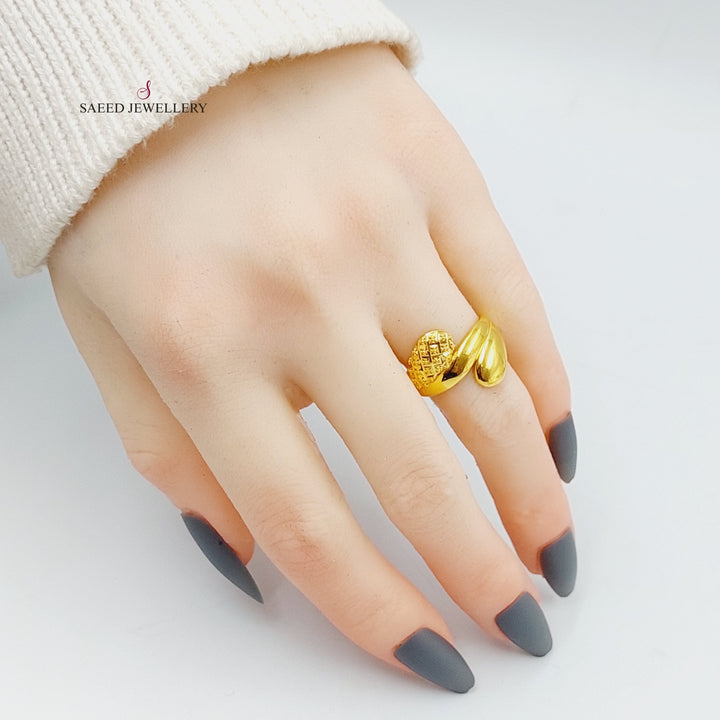 21K Gold Fancy Ring by Saeed Jewelry - Image 2