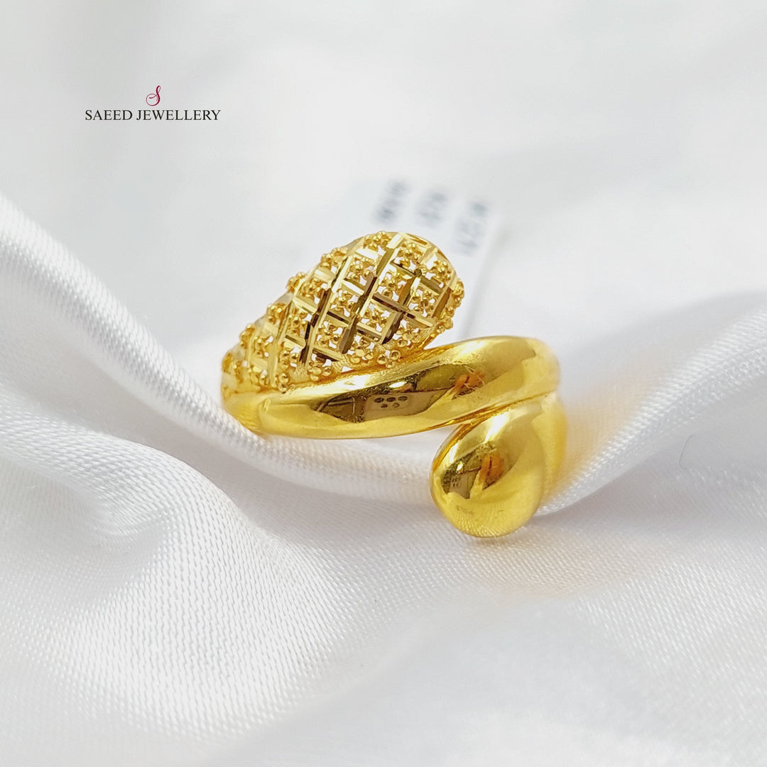 21K Gold Fancy Ring by Saeed Jewelry - Image 4