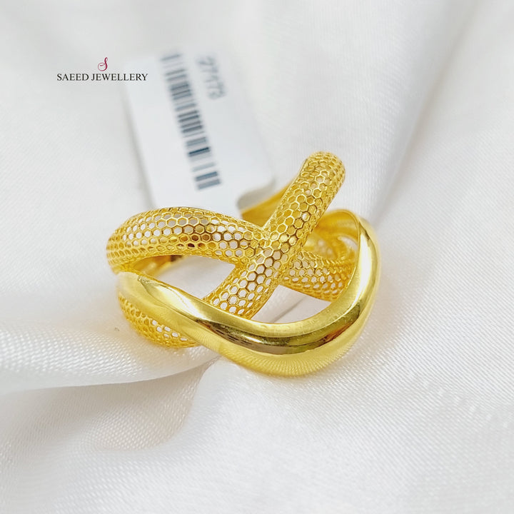 21K Gold Fancy Ring by Saeed Jewelry - Image 4