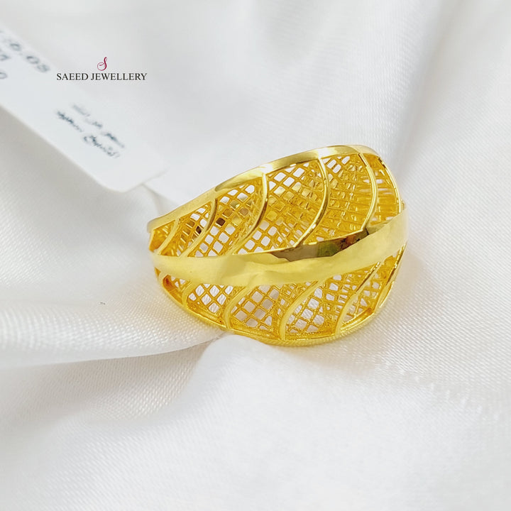 21K Gold Fancy Ring by Saeed Jewelry - Image 3