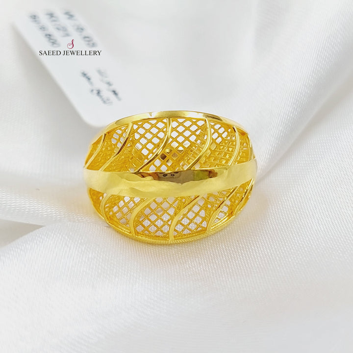 21K Gold Fancy Ring by Saeed Jewelry - Image 1