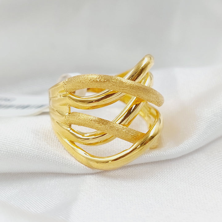 21K Gold Fancy Ring by Saeed Jewelry - Image 4