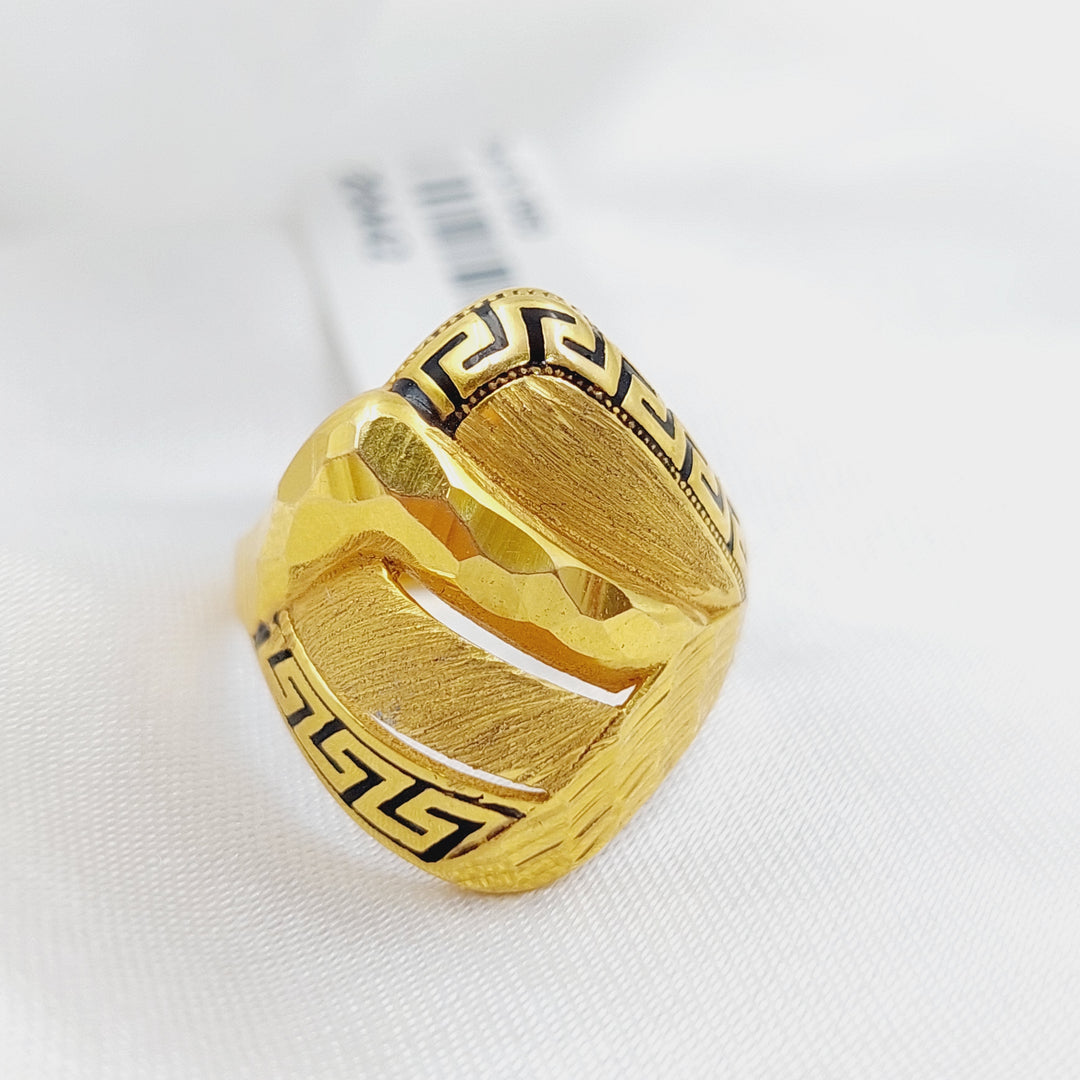 21K Gold Fancy Ring by Saeed Jewelry - Image 1