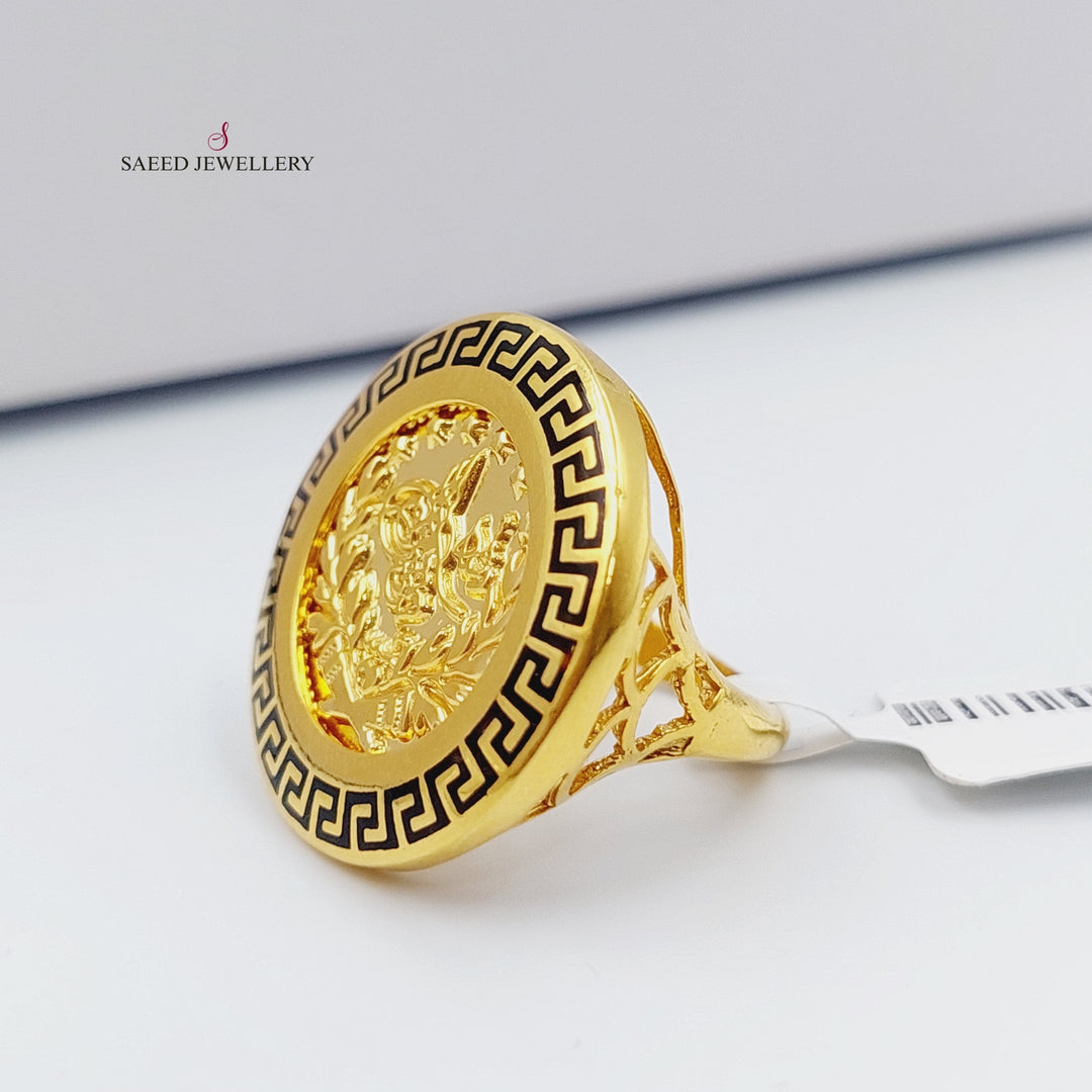 21K Gold Fancy Ring by Saeed Jewelry - Image 3