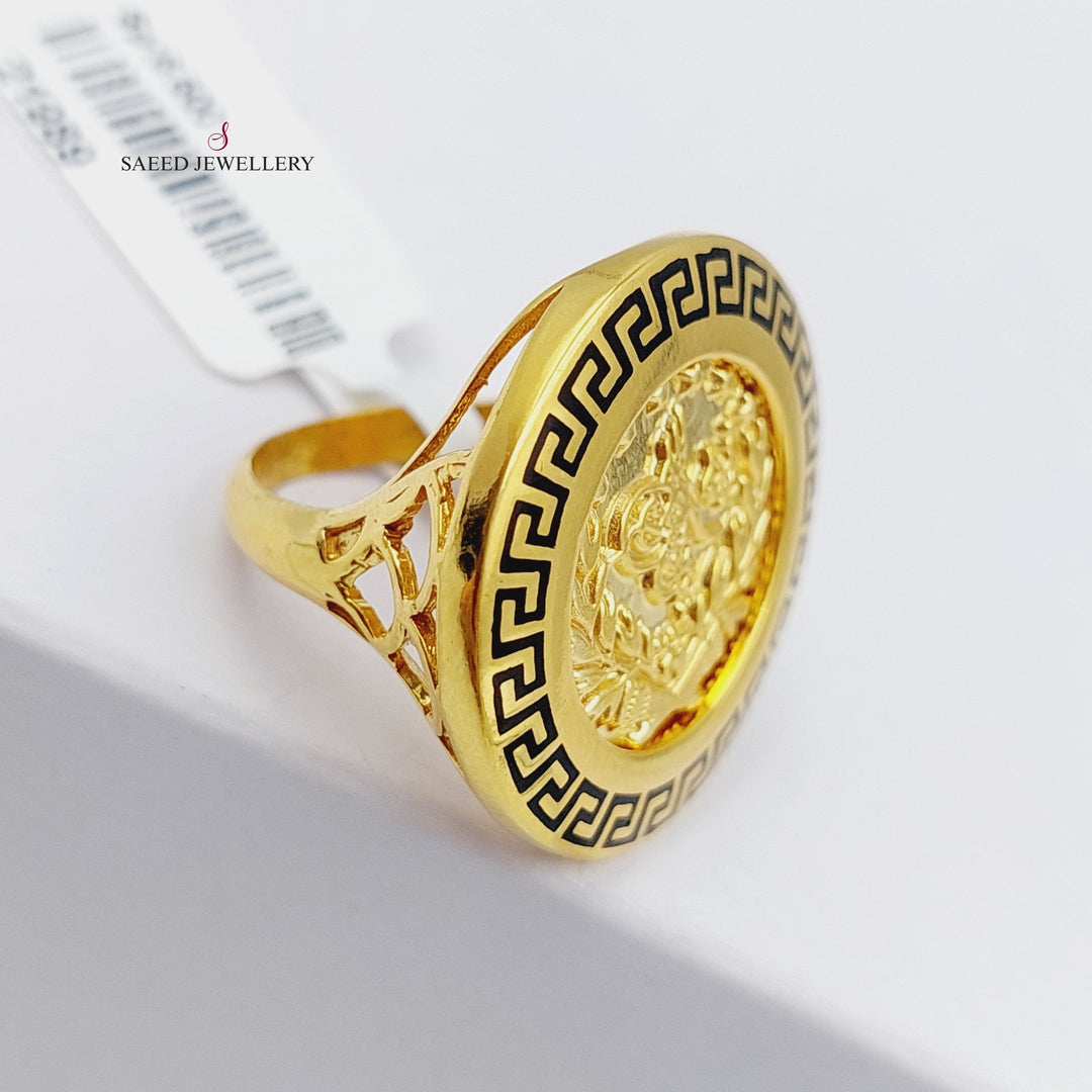 21K Gold Fancy Ring by Saeed Jewelry - Image 4