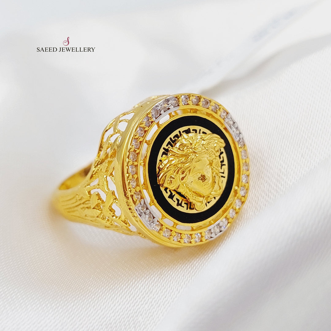 21K Gold Fancy Ring by Saeed Jewelry - Image 4