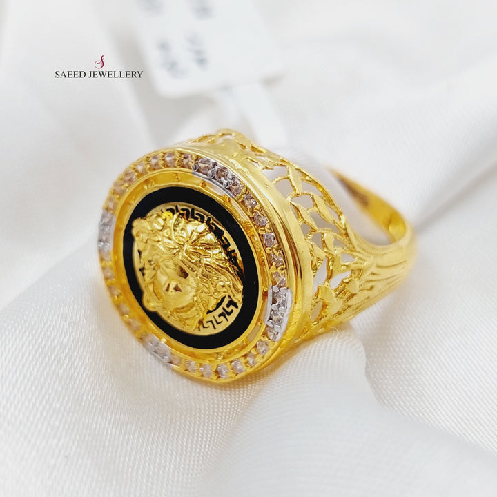 21K Gold Fancy Ring by Saeed Jewelry - Image 1