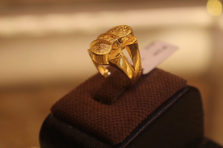 21K Gold Fancy Ring by Saeed Jewelry - Image 4