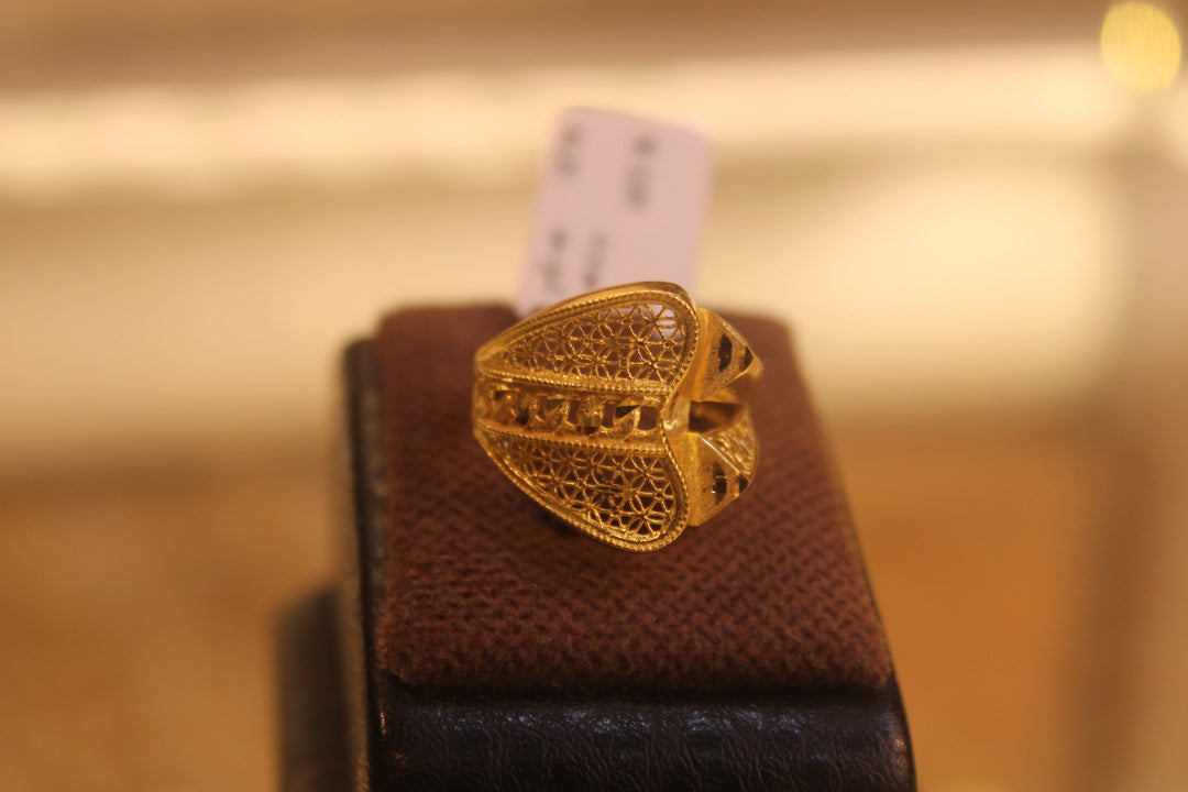 21K Gold Fancy Ring by Saeed Jewelry - Image 5