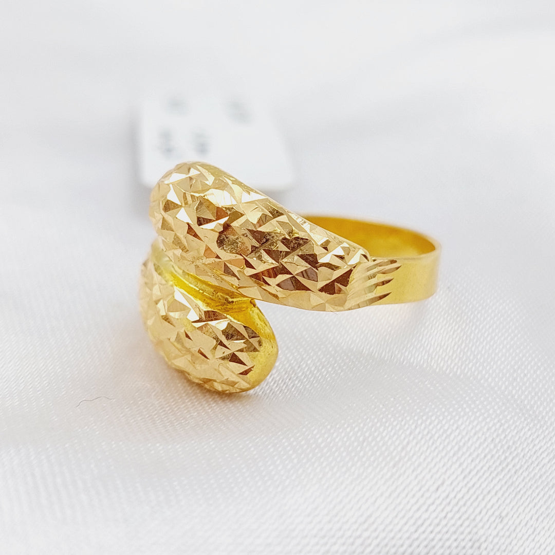 21K Gold Fancy Ring by Saeed Jewelry - Image 3