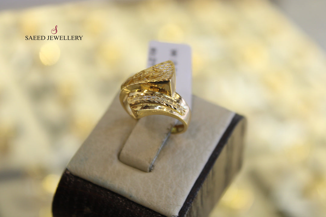 21K Gold Fancy Ring by Saeed Jewelry - Image 4