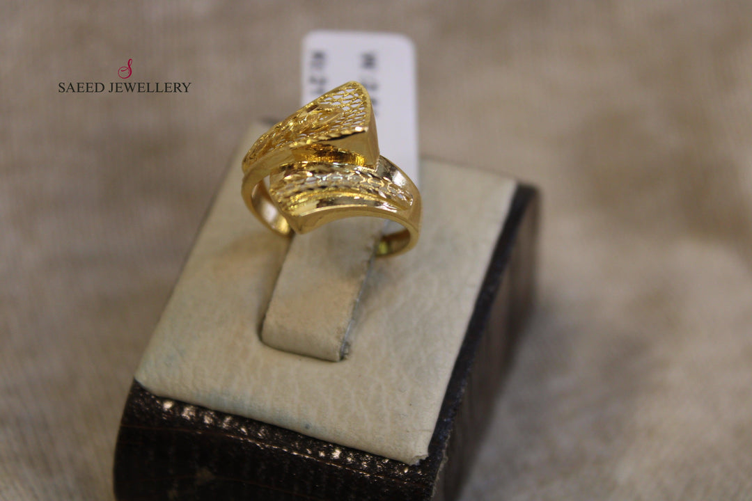 21K Gold Fancy Ring by Saeed Jewelry - Image 6