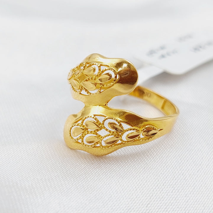 21K Gold Fancy Ring by Saeed Jewelry - Image 3